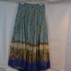 100% Silk Coldwater Creek Skirt Size 4 NWOT